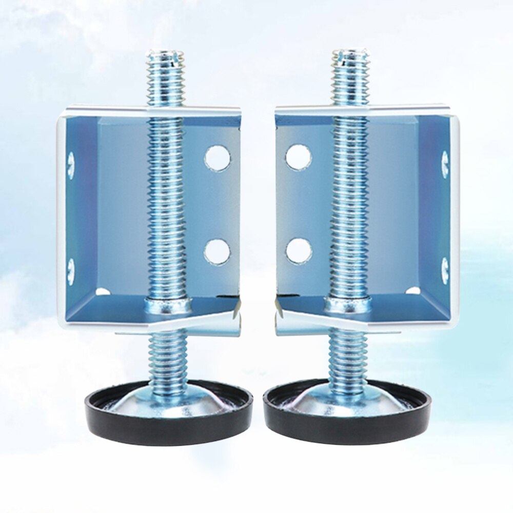 1 Pair Screw Furniture Adjustable Cabinet Feet Wardrobe Steel Leveling Feet Furniture Leg Accessories