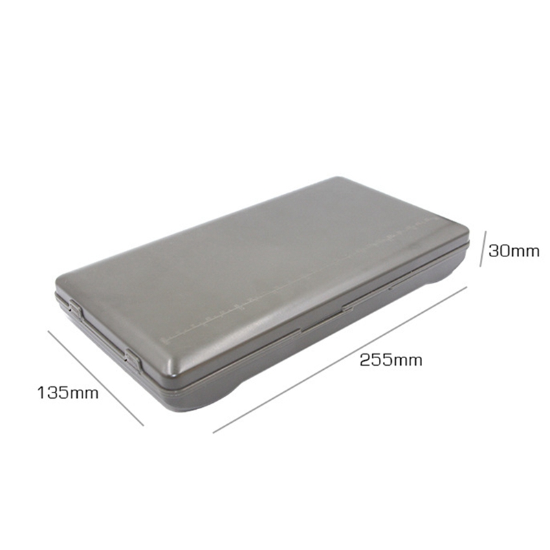Vicloon Lokken Tackle Organizer met verwijderbare duikers, 2-in-1 kleine visgerei organizer, plastic opberghaak doos verstelbare scheiders, kleine vissen tackles doos voor vissen lokaas, blauw
