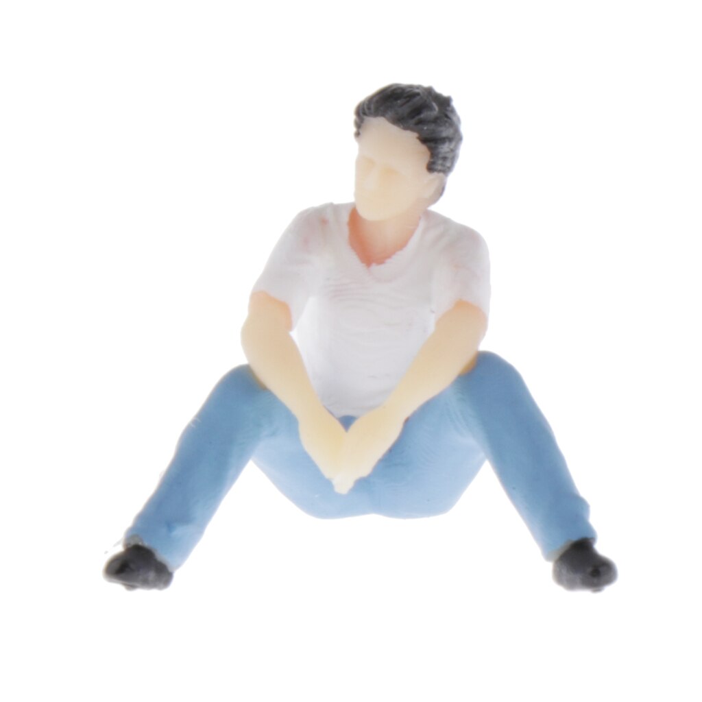 1:64 figuras de Diorama, uniforme para chicas jóvenes, chico japonés para GTR RWB: Boy Listening B