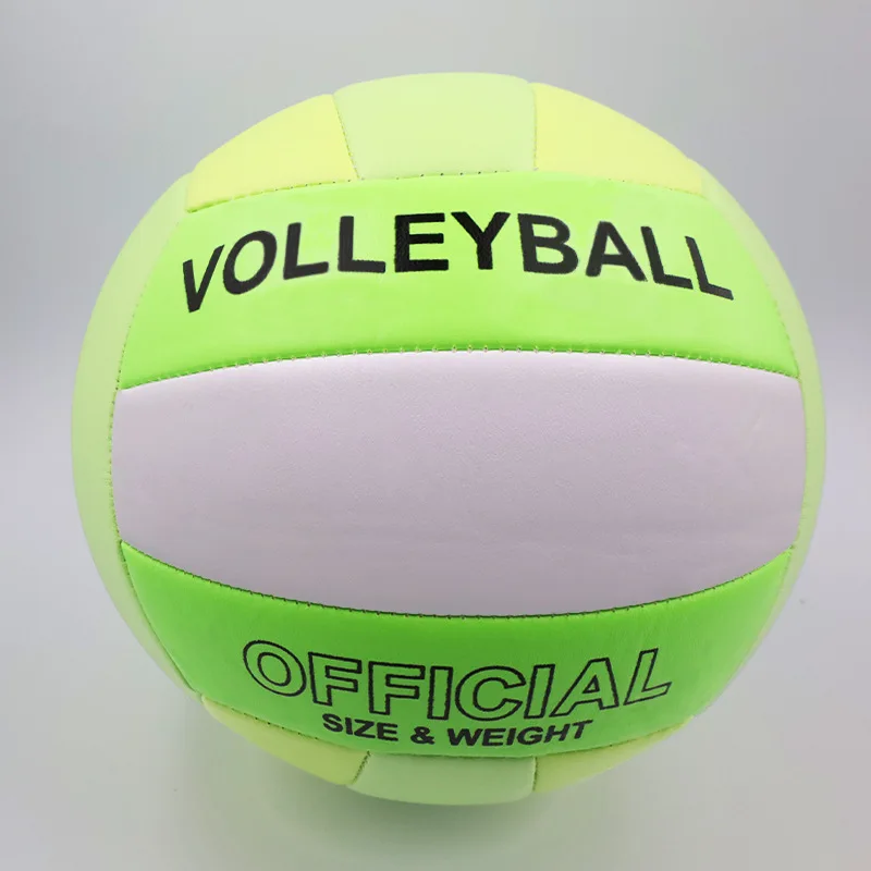 Volleybal maat 5, professioneel wedstrijdtrainingsvolleybal voor strand buiten binnen nr. 5-bal voor studenten volwassen tieners: Oranje