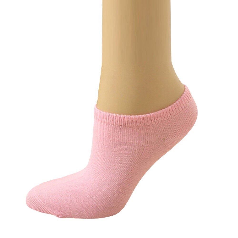 1 Pairs winter Womens Girls Leuke Solid Candy Kleur Grappige Microfiber Laag Uitgesneden Sokjes