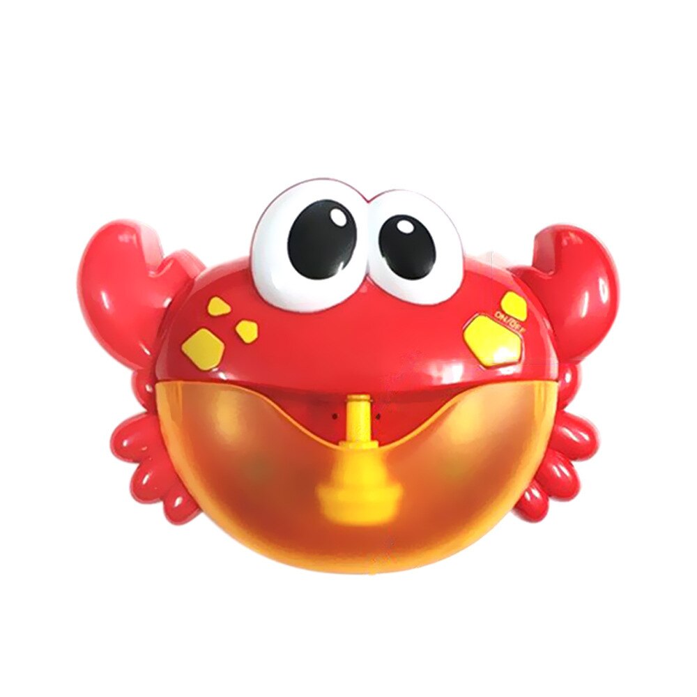 Leuke Kikker En Krab Automatische Bubble Machine Gun Zeep Bubble Blower Outdoor Kids Kind Brithday Speelgoed Voor Kids: Crab