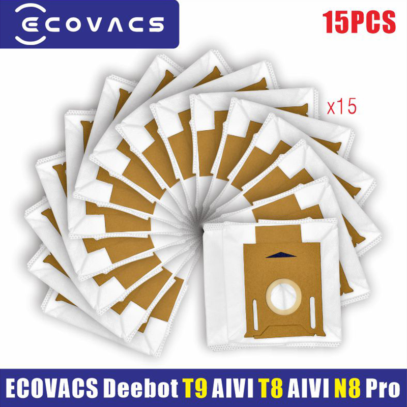 ECOVACS Deebot T9 AIVI T8 AIVI N8 Pro Serie Robot Stofzuiger Zijborstel Hoofdborstel Stof Box Filter Accessoires Onderdelen: Licht Geel