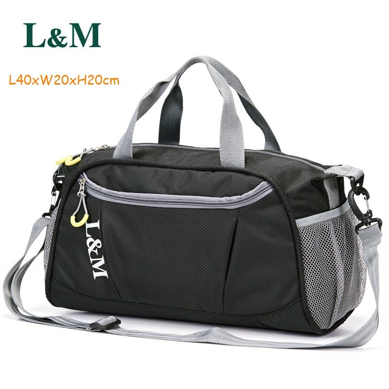 L & M léger et Durable sport Gym sac de sport femmes hommes pour Gym Fitness formation épaule sacs à main sac de Yoga bagages