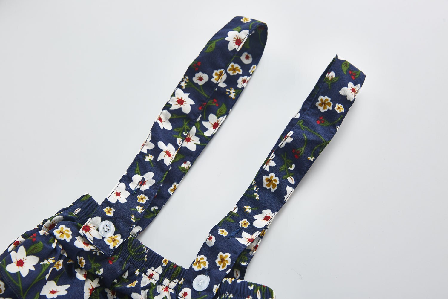 Bambino di Estate della ragazza Floreale Senza Bretelle Dei Pantaloni Dolce di Un Pezzo Senza Bretelle Dei Pantaloni Del Bambino dei bambini Casual Pantaloni Belli