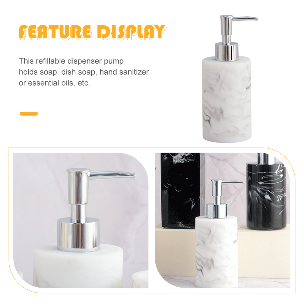 Refillable Pump Bottle Shampoo Dispenser Hand Sanitizer Bottle Soap Dispenser 270ML