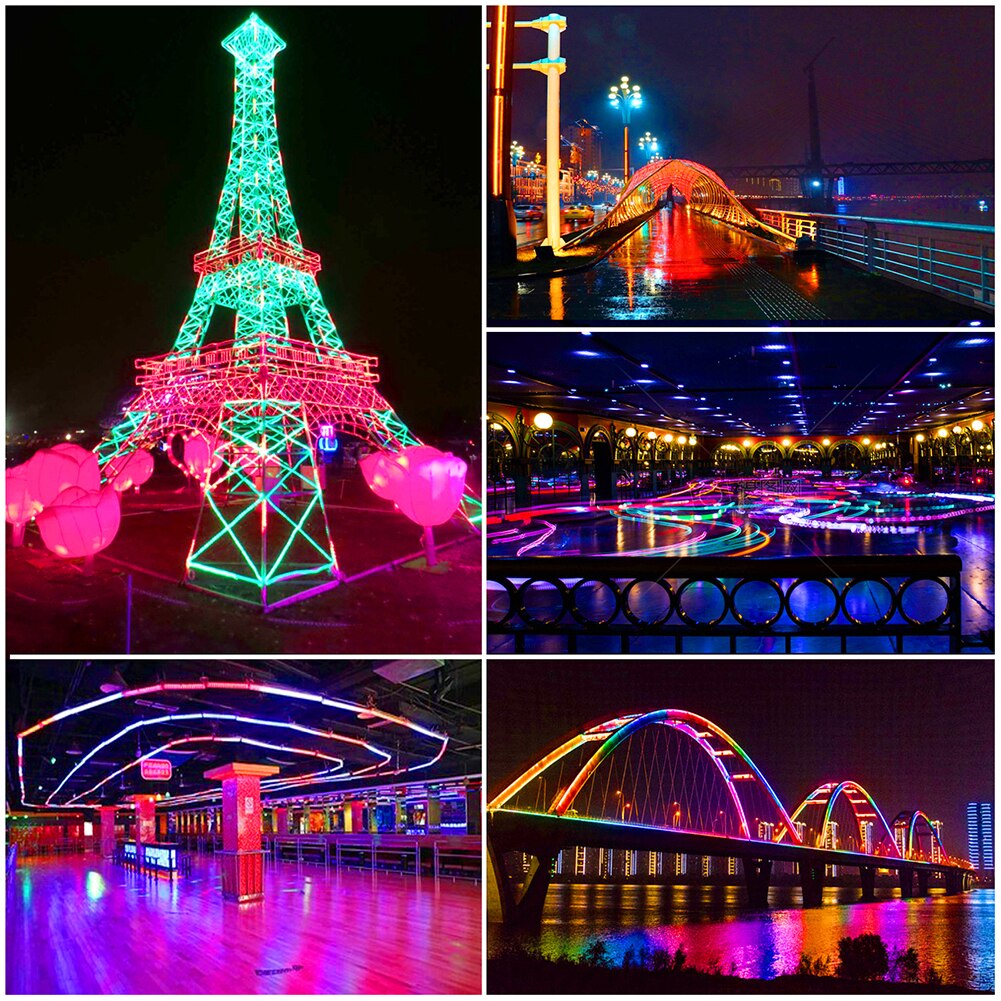 Smd 5050 rgb led-lichtstrip 3 led's reclame commerciële module achtergrondverlichting decor waterdichte lamp voor trap/caravan/tuin
