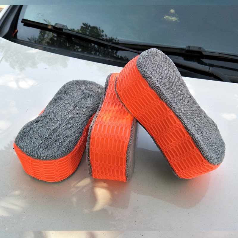 Esponja de lavado de coches, de hueso para pulir el coche, limpiador poroso para motocicleta, cepillos de limpieza para el cuidado del coche, HM-S