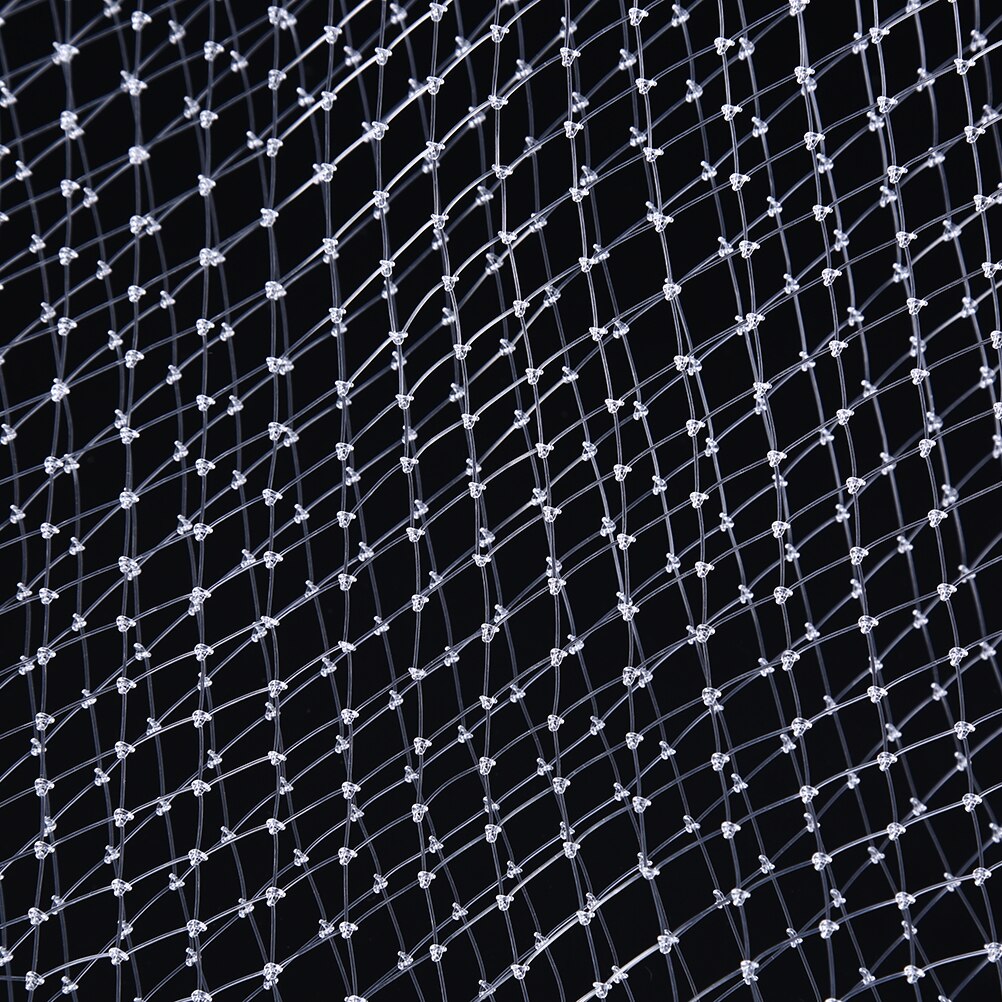 40/60cm Nylon filet petit trou filet de pêche maille trou filet pliable trou outils de pêche diamètre Portable