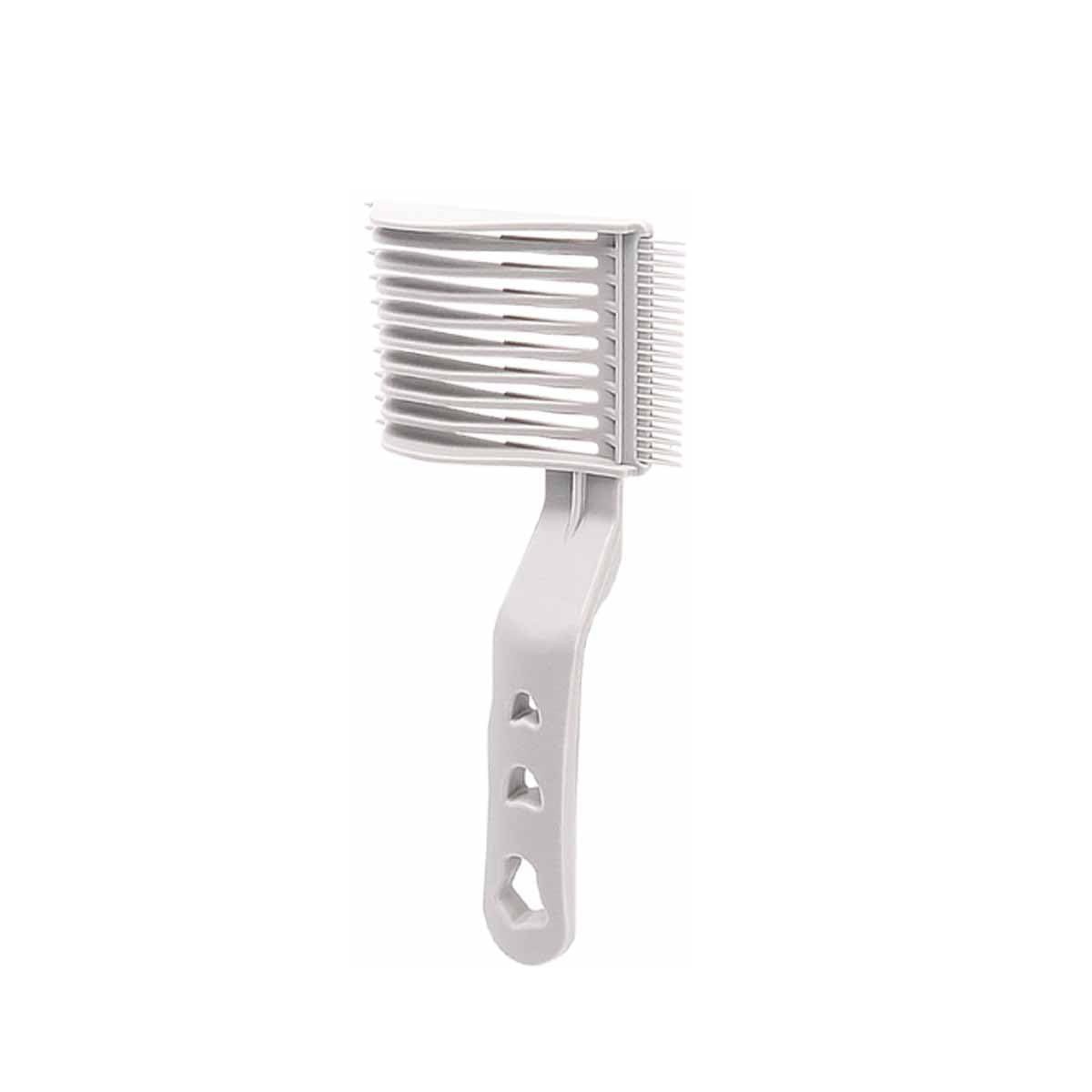 Männer Barber Flat Top Haar Cut Kamm Pro Barbershop Gebogene Positionierung Haar Clipper Kamm Salon Friseur Styling Werkzeug Liefert: Dark Khaki