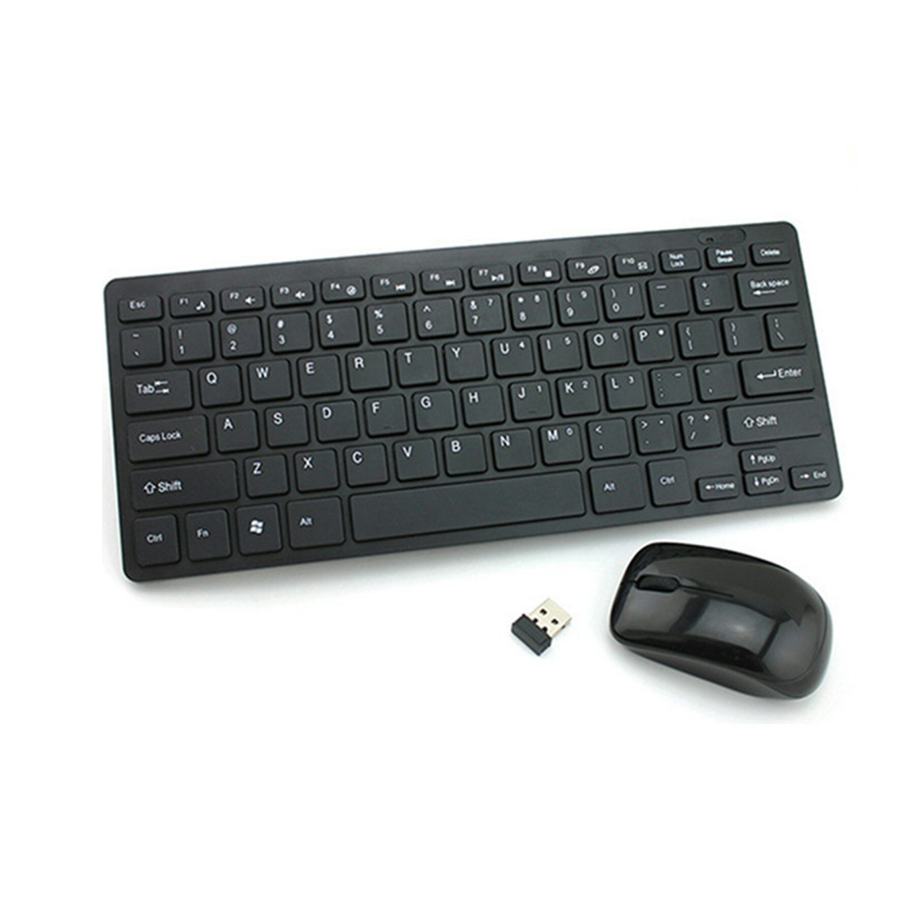Ergonomic Mini wireless keyboard and mouse setting board Lightweight office wireless keyboard, with long-distance use 10m JP-1