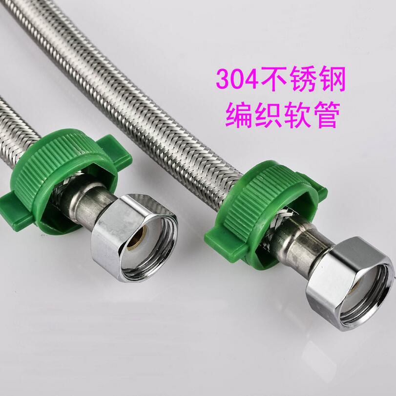 30~150cm Stainless Steel one water inlet hoses,Cold and water inlet pipe,Bathroom/toilet inlet plumbing hose