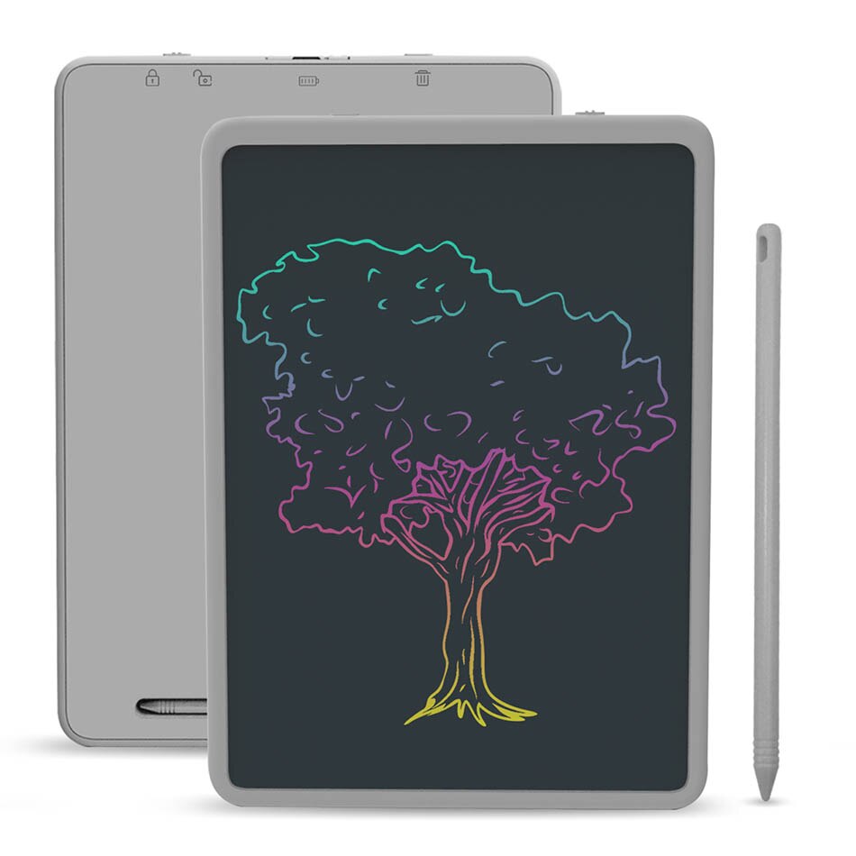 Enotepad Writing Tablet 11Inch LCD Digital Tablet Slim Portable With Pen And Bracket Message Graphics Board: EP0211C-SILVER