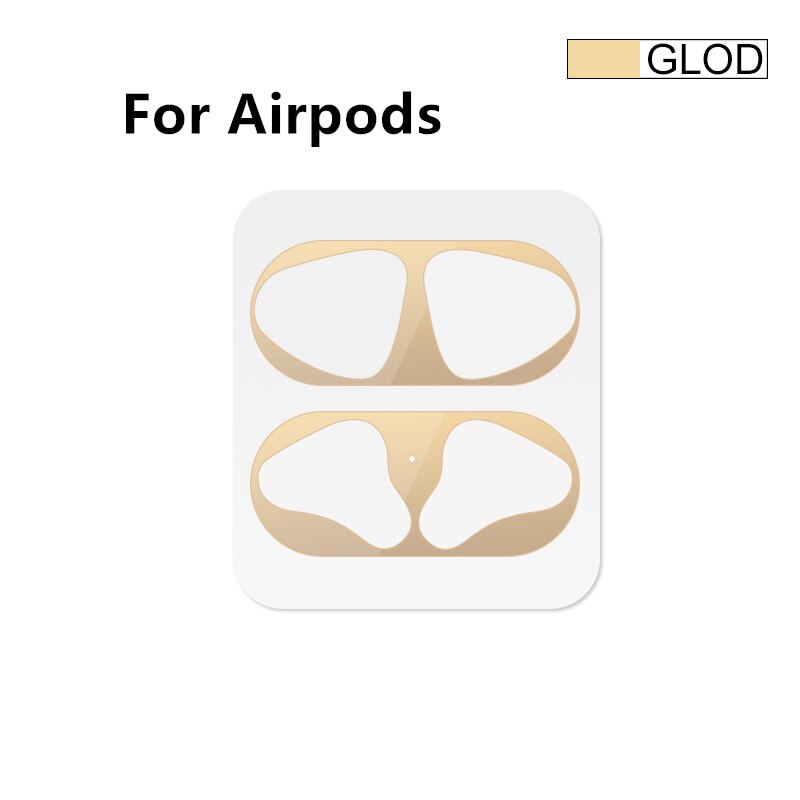 Dust Guard Voor Apple Airpods 1 2 Bluetooth Oortelefoon Metalen Voor Airpods1 Air Pods 2 Draadloze Hoofdtelefoon Opladen Box Stofdicht case