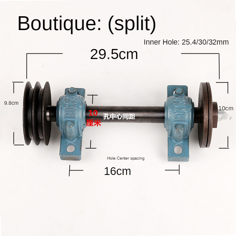 Eenvoudige Houtbewerking Tafel Zaag Spindel Shaft Assembly 205 Tafel Saw As Lagerhuis Saw As Montage Tafel Saw As: 205 Split 25.4mm / Boutique models
