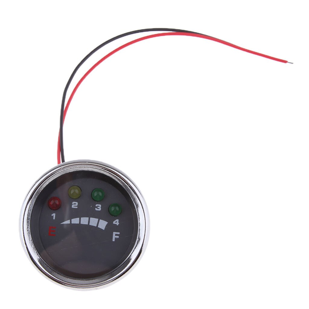 60V Motorcycle Round Analog Battery State Of Charge Indicator Meter