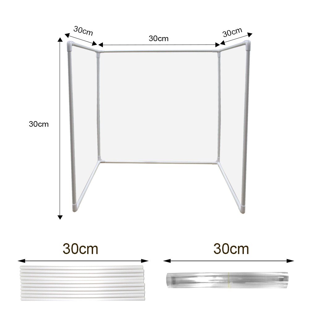 DIY Sneeze Guard Shield Desk Partition Baffle Screen Anti-spray Transparent Isolation Board Protect Dividers safe secure