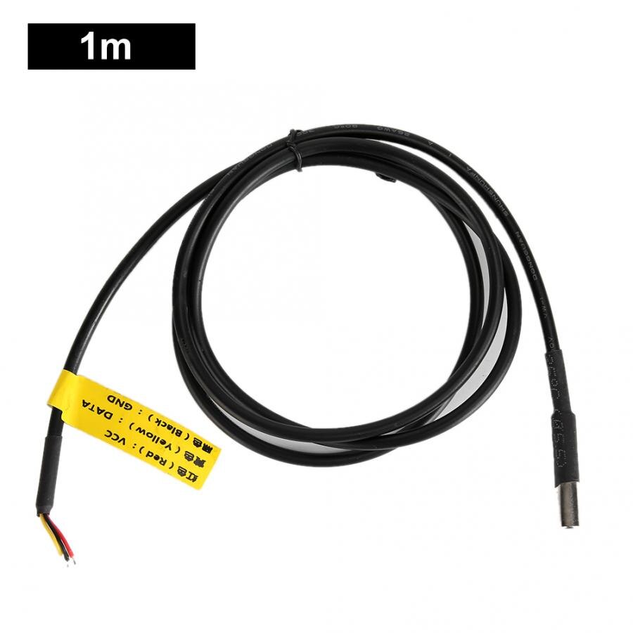 1m 5m 10m 20m DS18B20 high sensitivity and accuracy Stainless Steel Thermal Probe Digital Temperature Sensor Waterproof: 1m