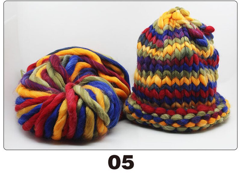 250g/roll Grof Wol Ijslandse Wol Garen Grote Dikke Garen voor Breien Hoed/Tapijt Mat Hand Breien haak Garen: 5