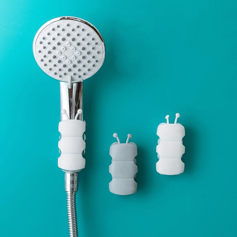 Supporto per soffione doccia portatile per bagno supporto per doccia a parete con ventosa supporto per doccia in Silicone
