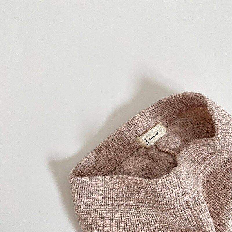 Baby Baumwolle Gamaschen Herbst Neue Baby Hosen Waffel Mädchen Harem Hosen Jungen Bär Hosen Kleinkind Kleidung 9M-3T: khaki / 9m   73cm