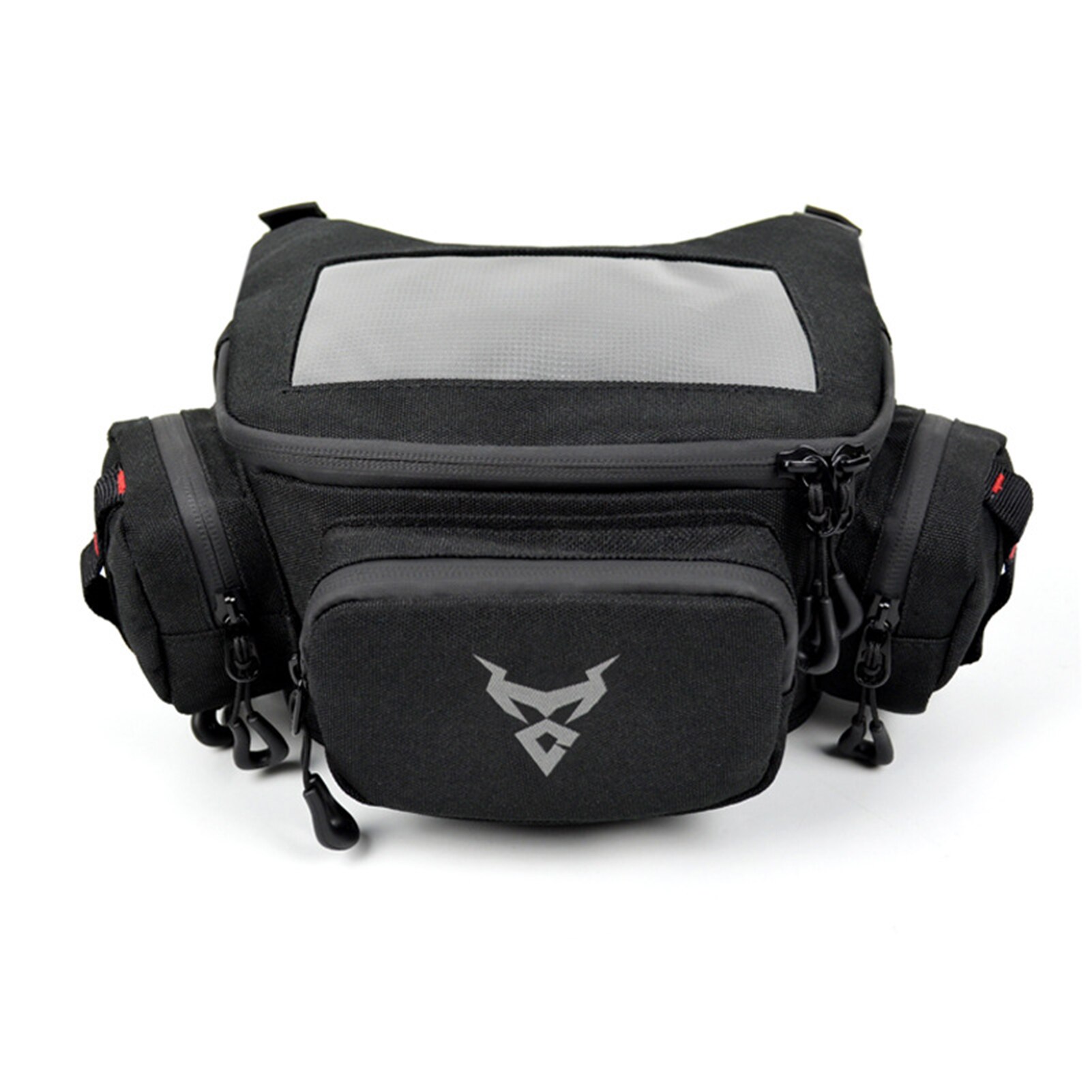 Touch Screen Motorcycle Bag Waterproof Motorcycle Navigation Bag: Gray