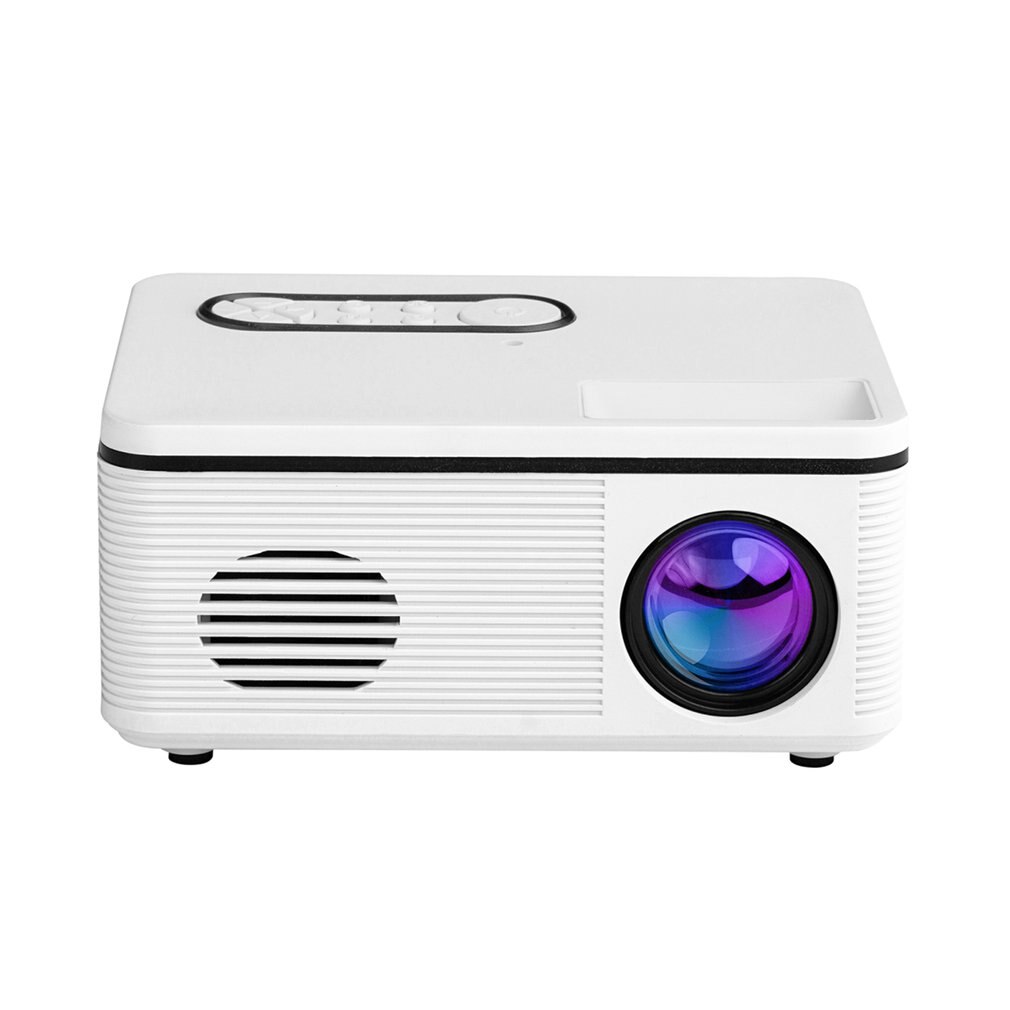 Nieuwe S361 Draagbare Mini proyector Led 320X240 píxeles 600 Lumen proyector de cine en casa de jugador de medios Ingebouwde altavoz