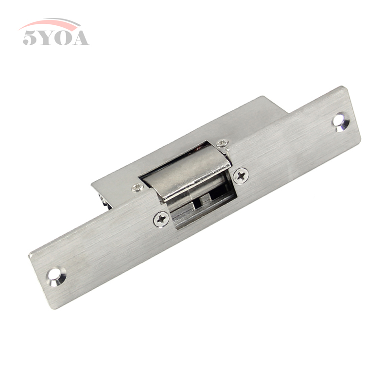 5YOA RFID Access Control System Kit Set + Strike Deurvergrendeling + Id-kaart Keytab + Voeding + Exit