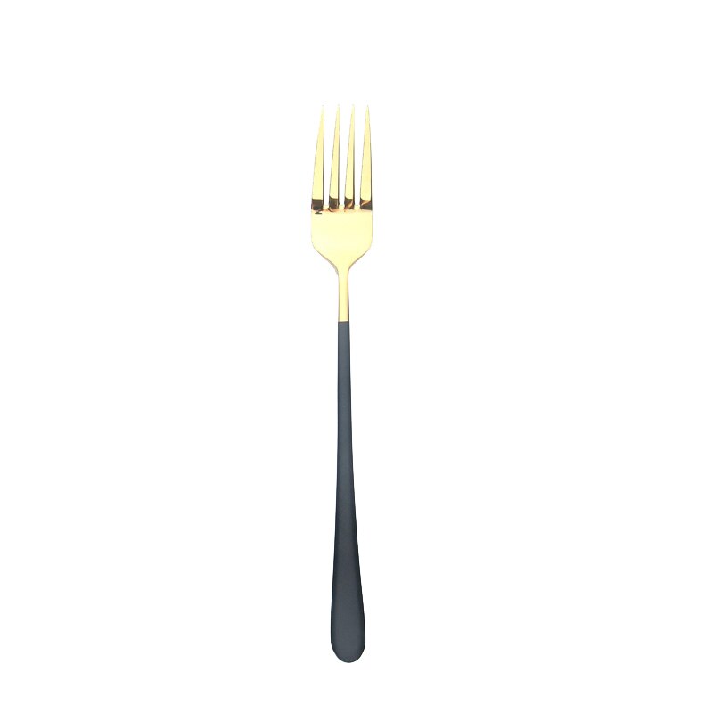 Spklifey Bestek Set Servies Set Goud Bestek Servies Roestvrij Stalen Lepel Vork Lepel Servies Keuken Lepel en Vork Set: fork 1 pec