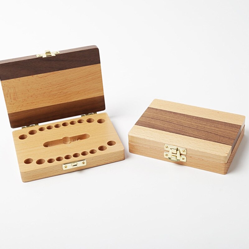 B2EB Melktand Opbergdoos Houder Houten Melk Tanden Geheugen Organizer Herinnering Box Voor Kinderen Jongens Meisjes Souvenirs