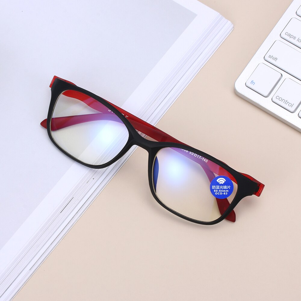 Unisex Flexible Anti Blue-ray Glasses Ultralight Flat Mirror Computer Goggles TR90 Radiation Protection Eyewear Vision Care