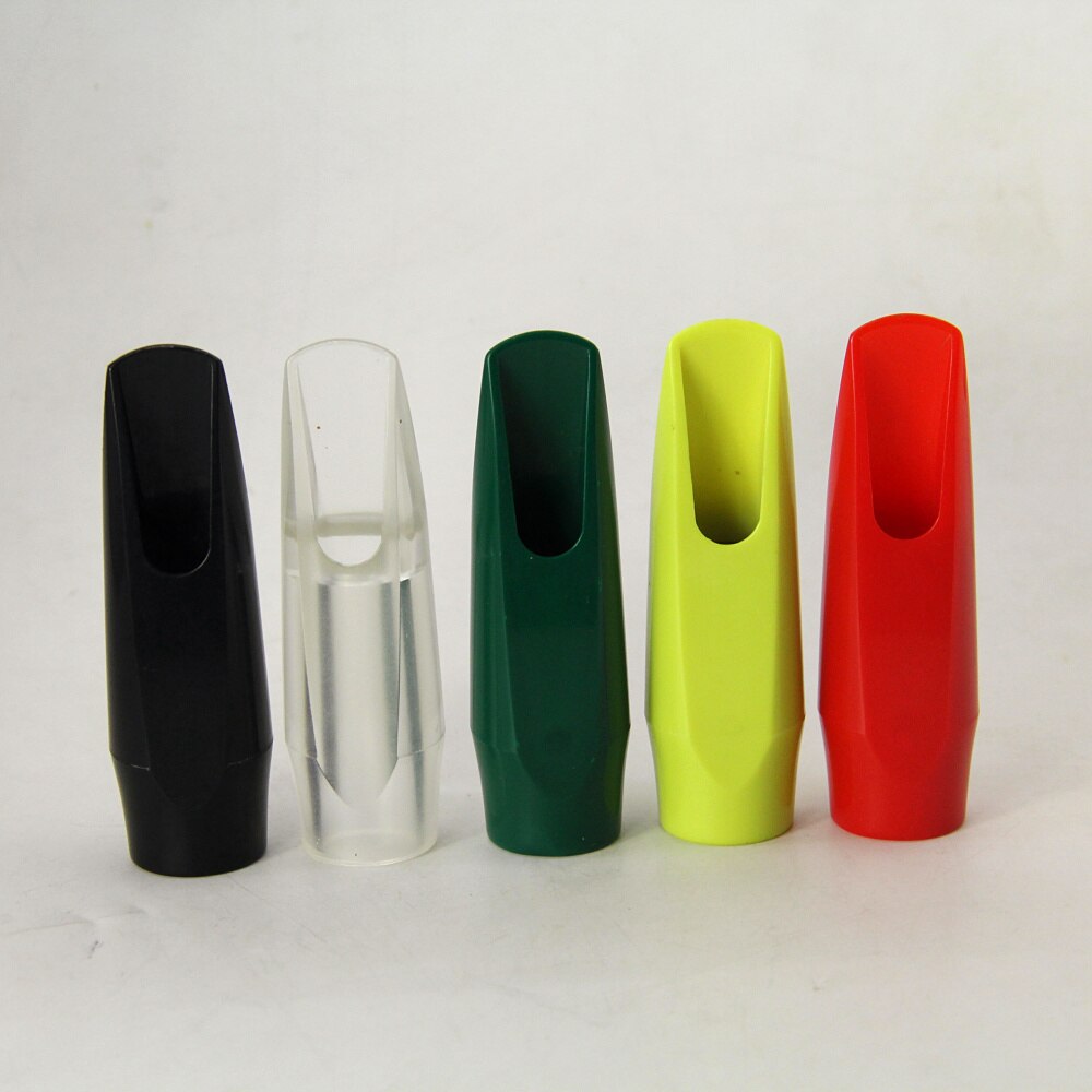 Boquilla de soplado de silbato bE Alto Sax, boquilla de plástico de Color para saxofón