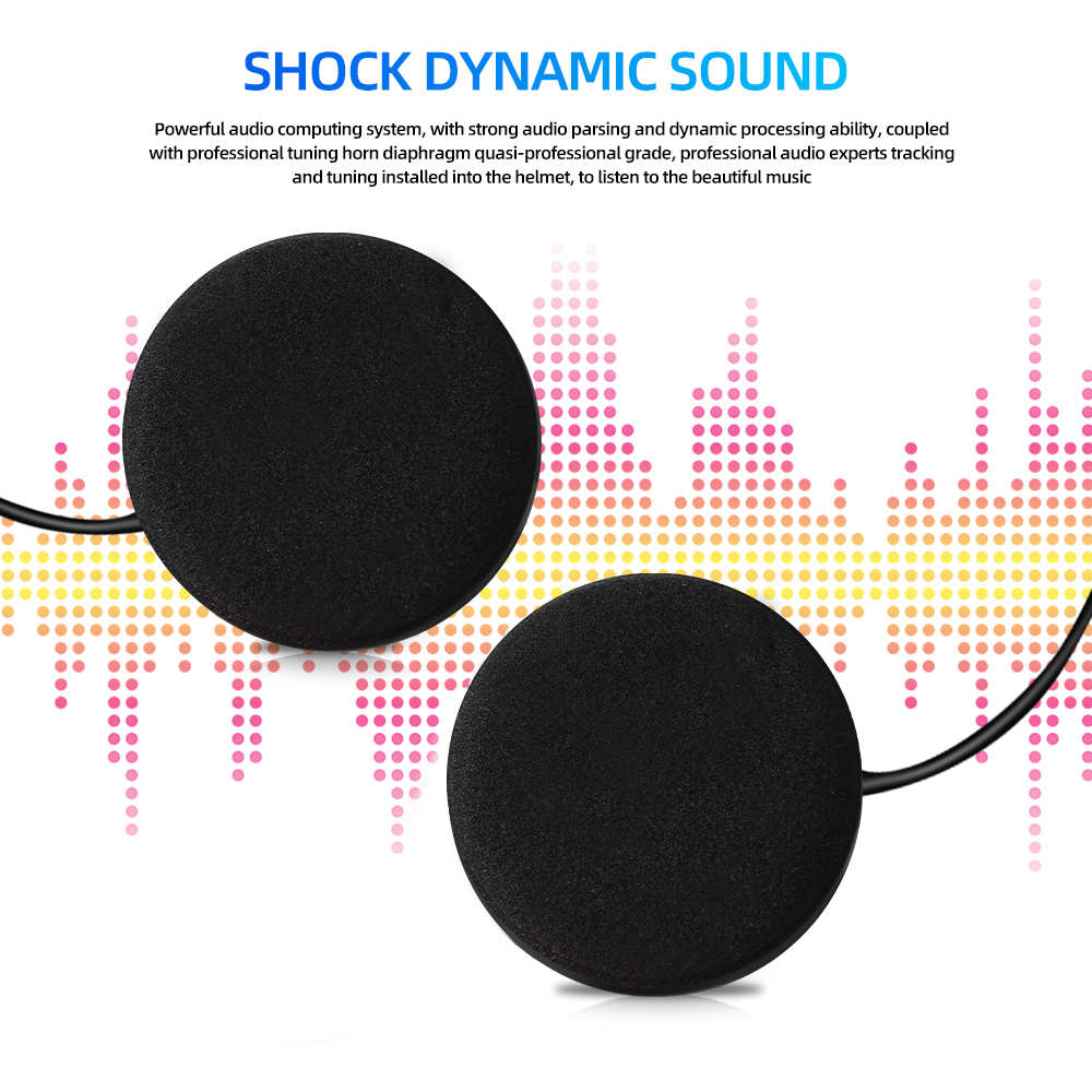 Cuffie Bluetooth 5.3 HiFi Wireless Per Moto, Con Chiamate, Stereo, Distanza 10 Metri, Nuove - Foto 3