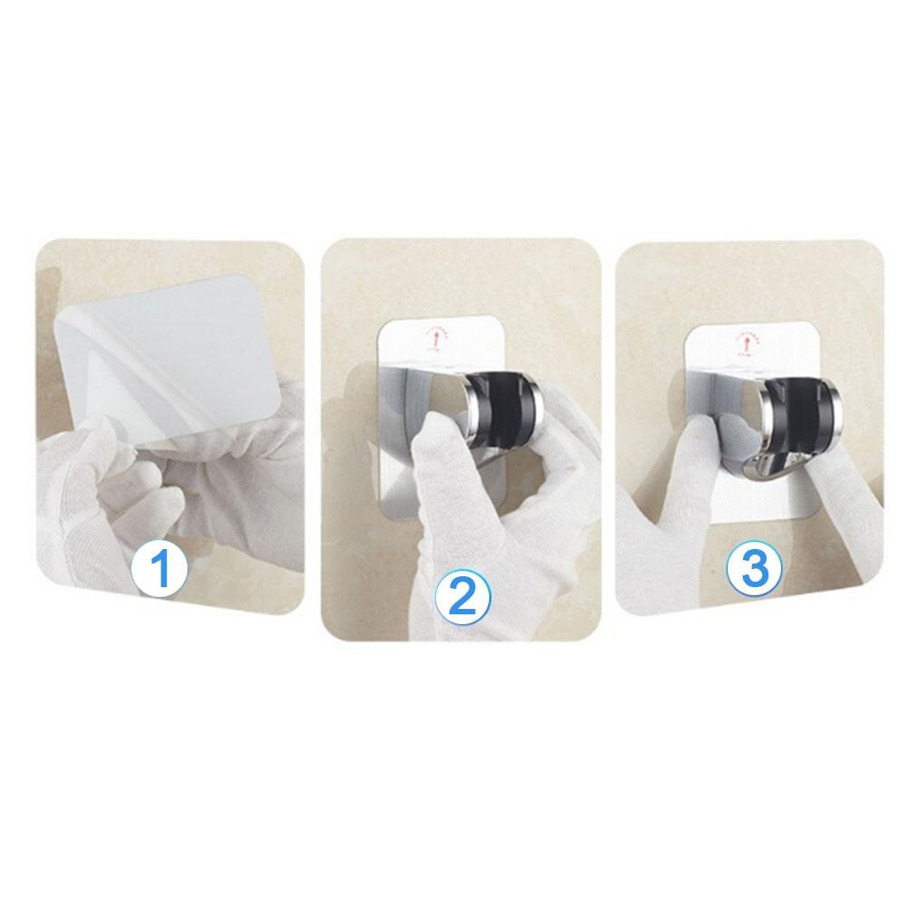 Wall Mounted Handle Rotatable Adjustable Sprinkler Shower Hose Head Holder Stand Bracket Base