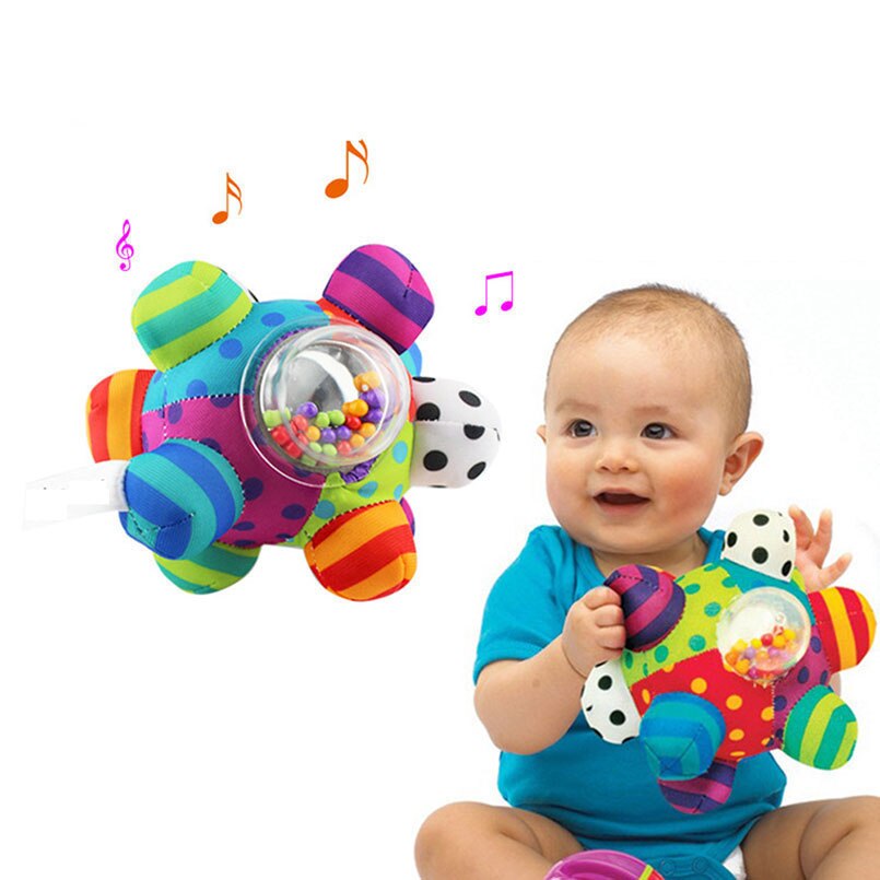 Baby Spielzeug Spaß Wenig Laut Glocke Baby Ball Rasseln Spielzeug Entwickeln Baby Intelligenz Greifen Spielzeug HandBell Rassel Spielzeug Für Baby/Infant: Baby Rattle Ball