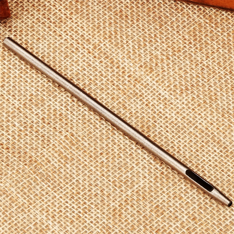 Perforadora de cuero para manualidades, herramientas de perforación de bricolaje, papel de acero, costura de billetera de cuero, perforadora de cinturón, cortador hueco 1/1.5/2/2.5/3/4/5mm: 1.5mm