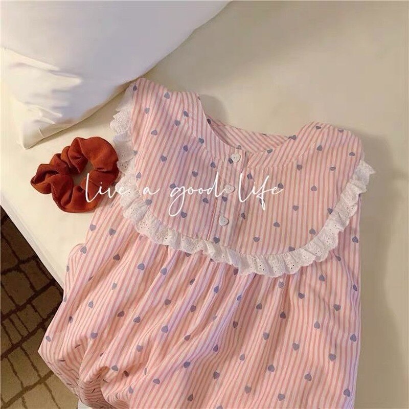 Qweek Lolita Nachthemd Vrouwen Thuis Kleding Kawaii Kamer Slijtage Japanse Nachtjapon Lange Mouw Gowns Nachtjapon Voor Dames