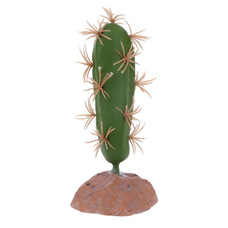 Reptiles Habitat Green Plastic Terrarium Plant for Amphibians Home Garden Ornament Terrarium Decor