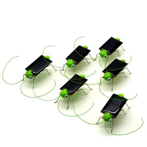 Rctown 5 Pcs Zonne-energie Grasshopper Grote Solar Speelgoed Voor Kinderen Of Decoratie Zk 35