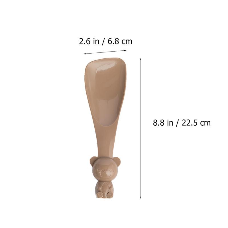1pc verticale rijstlepels in de vorm van een schattige beer in de vorm van een rijstlepel