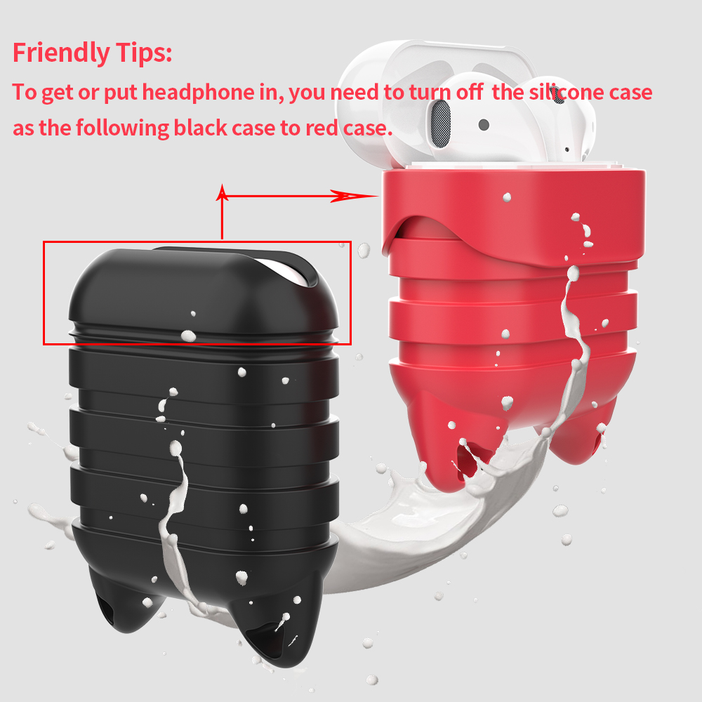 Essager étui de luxe pour Apple Airpods Airpod i10 i13 sangle porte-clés accessoires mignon Silicone couverture pour Air dosettes Pod Coque Funda