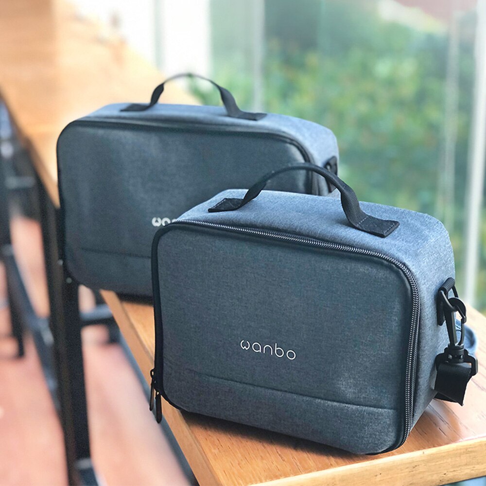 Estuche de almacenamiento portátil para proyector Wanbo, bolsa de transporte para la serie X1/T2 con correa ajustable