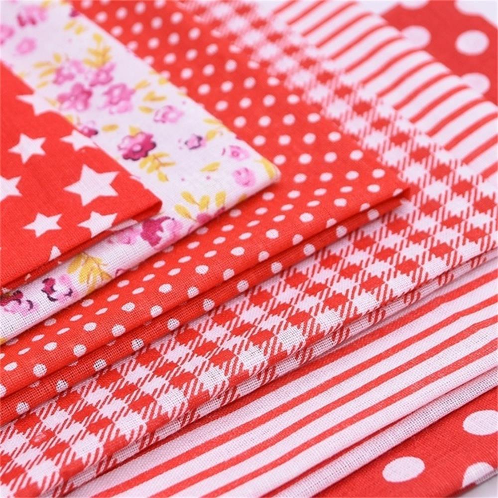7pcs/Set Practical Fabric Cotton Sewing Quilting Fabrics Handcraft Patchwork Printed Cotton Cloth