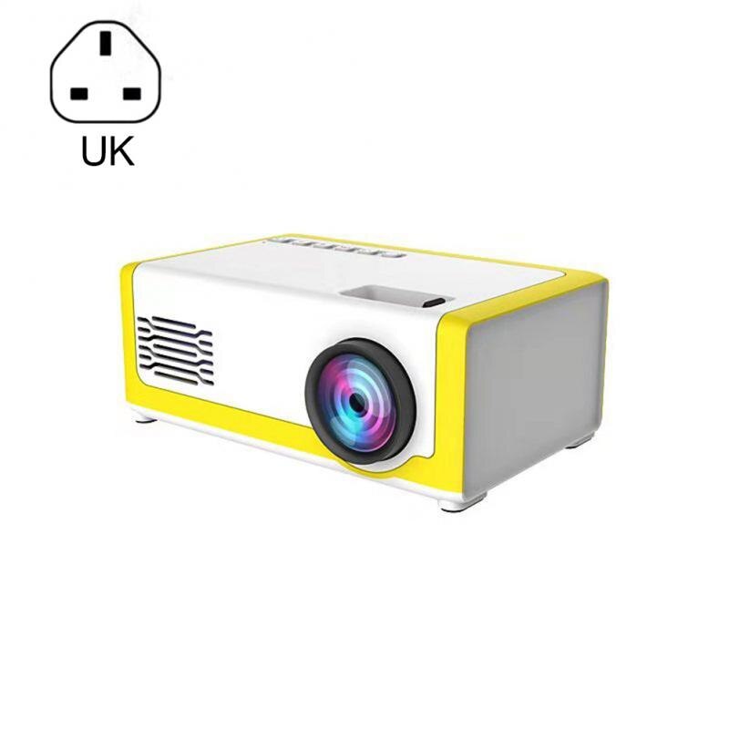 1200 Lumens Children's Mini Projector Support 1080P HD Projectors LCD LED Home Theater Projector Portable Entertainment Cinema: Black