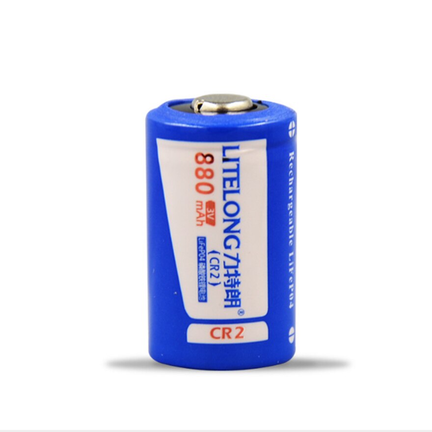 Original high power 880mah Cr2 3V LiFePO4 rechargeable lithium battery rangefinder camera battery: 1pcs battery