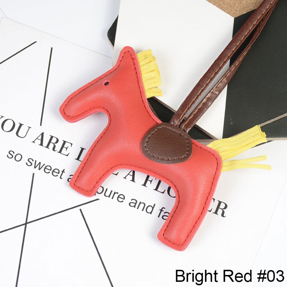 Stereo Cute Balloon Horse Keychain Key ring Cartoon Mobile Phone Bag Car Pendant Fun Keychain: 03