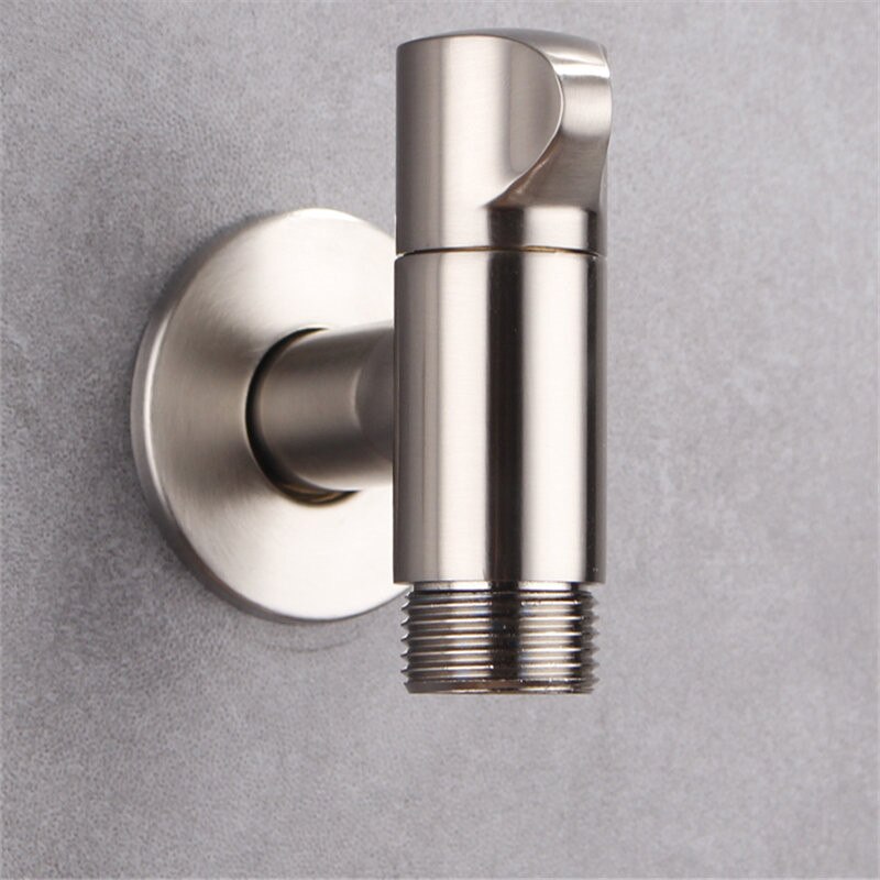 Washing Machine Faucet Stainless steel Sink Toilet Tap Wall Mounted Single Cold Faucet Bibcocks Faucet Nickel Outdoor Faucet: Style 5