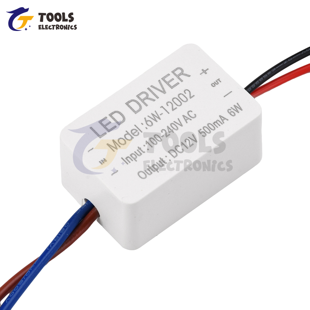 DC 12V 0.5A 6W LED Driver Constant Voltage Driver Power Supply Bathroom Light Mirror Front Light Strip Driver Power Supply
