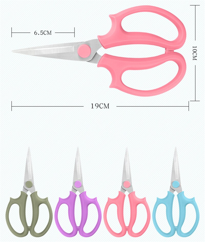 Scissors Sewing Pink Cute Tailor Scissor Cross-stitch Cutter Paper Embroidery Garden Pruner Shears Handicraft Accessories Tools