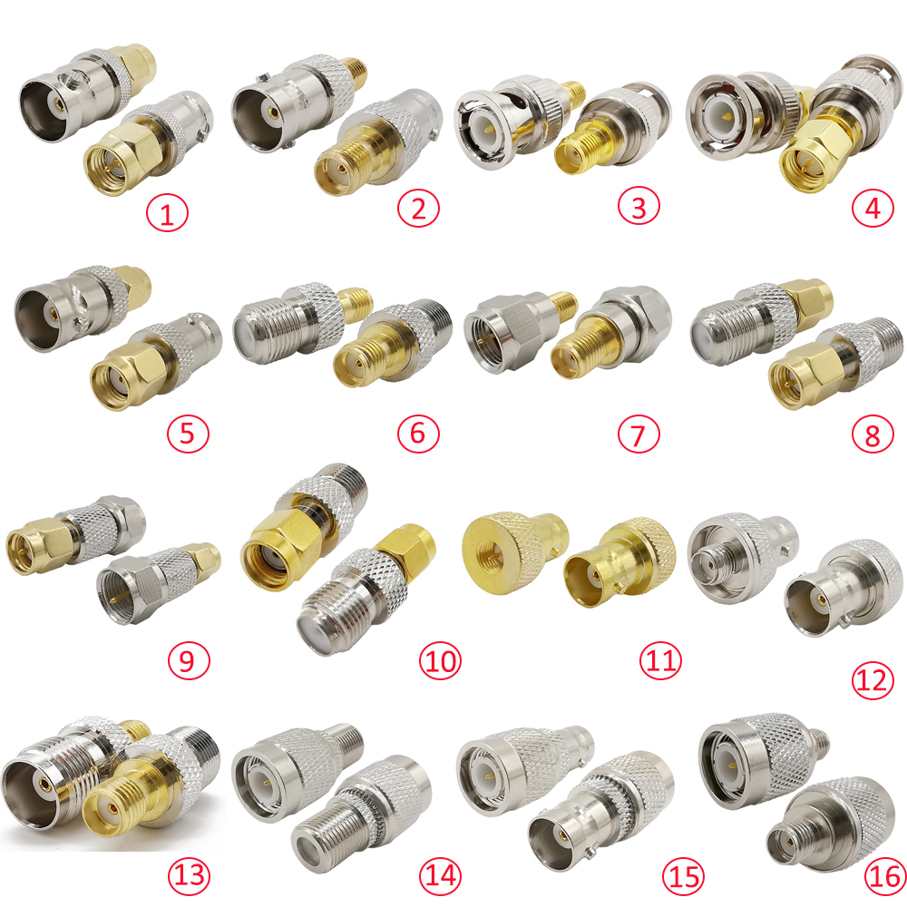 1Stck SMA Auf BNC TNC F Typ RF Adapter Stecker Stecker Jack WiFi Antenne RF Konverter für SDR Radio CCTV Schinken UV Kamera Elektronik
